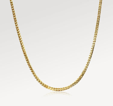 14k Solid Gold Franco Chain