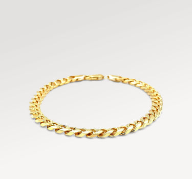 14k Solid Gold Miami Cuban Link Bracelet