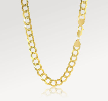 14k Solid Yellow Gold Curb Chain