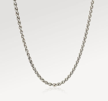 925 Sterling Silver Wheat Chain
