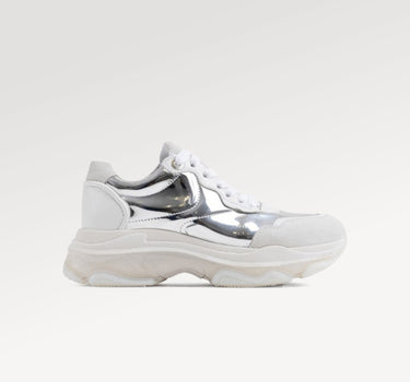 Baisley Silver White Bunky Sneaker