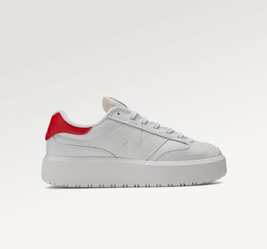 CT302LH weiße rote Plattform -Sneaker