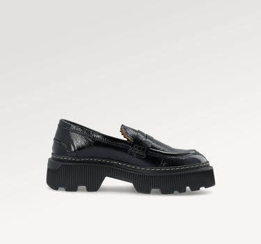 Gemma Black Patent Loafers