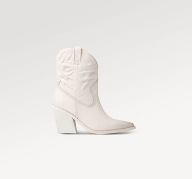 New Kole Off White Low Western Boots