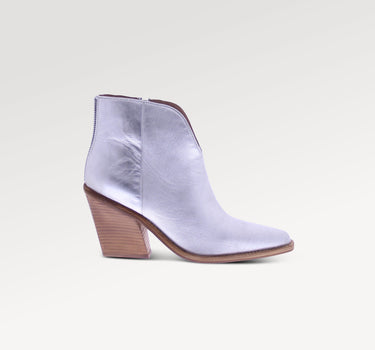New Kole Silver Low Ankle Boots